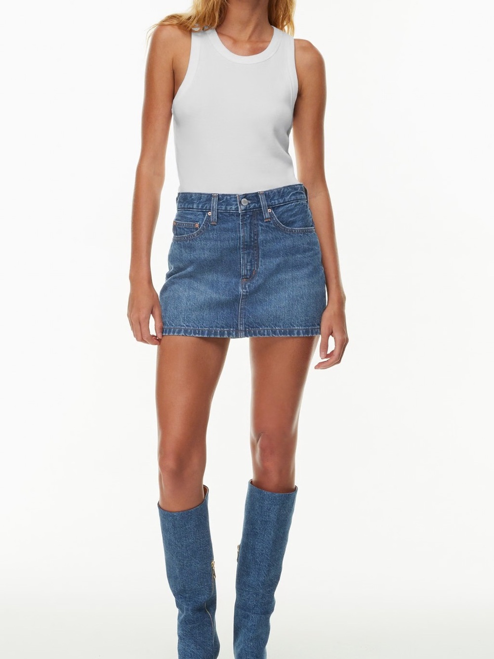 Denim forum 90s ricci denim mini skirt